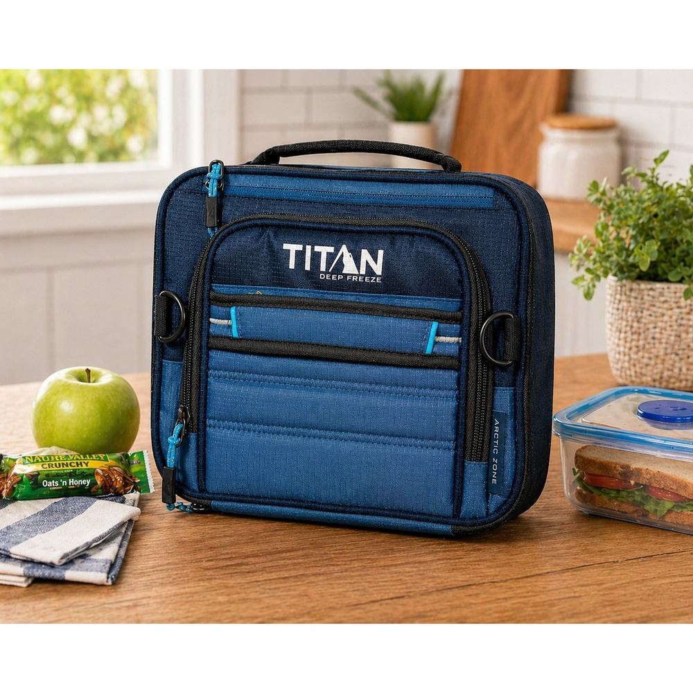 Arctic Zone Titan Deep Freeze Expandable Lunch Box Blue‎ 99-61757-00-00